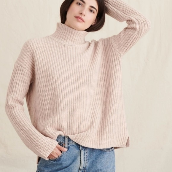 Alex Mill Sweaters - Alex Mill Pink Seattle Mock Neck Sweater medium